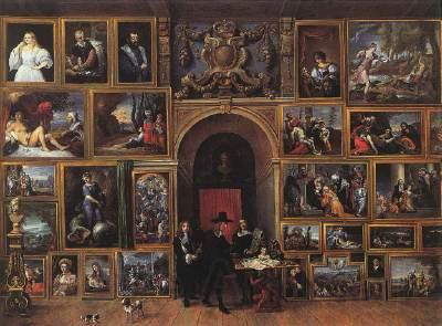 TENIERS, David the Younger Archduke Leopold Wilhelm of Austria in his Gallery fh Spain oil painting art